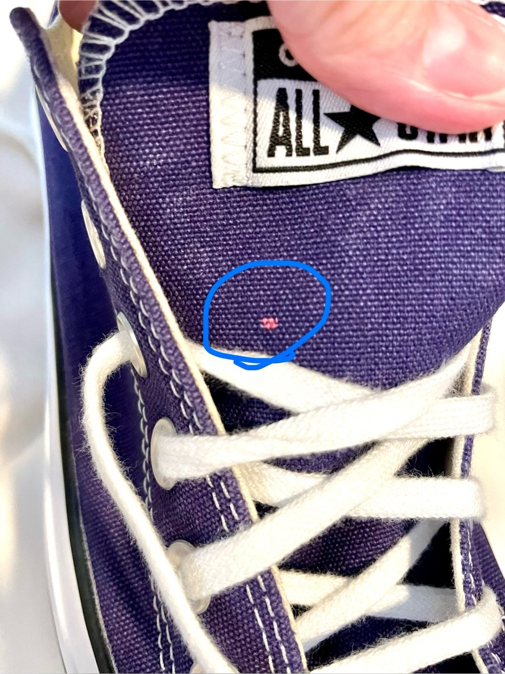 *VTG* CONVERSE “Chuck 70” Low Top Platform Sneakers-Purple-Wmn Size 7.5 - Canvas - Picture 11 of 11